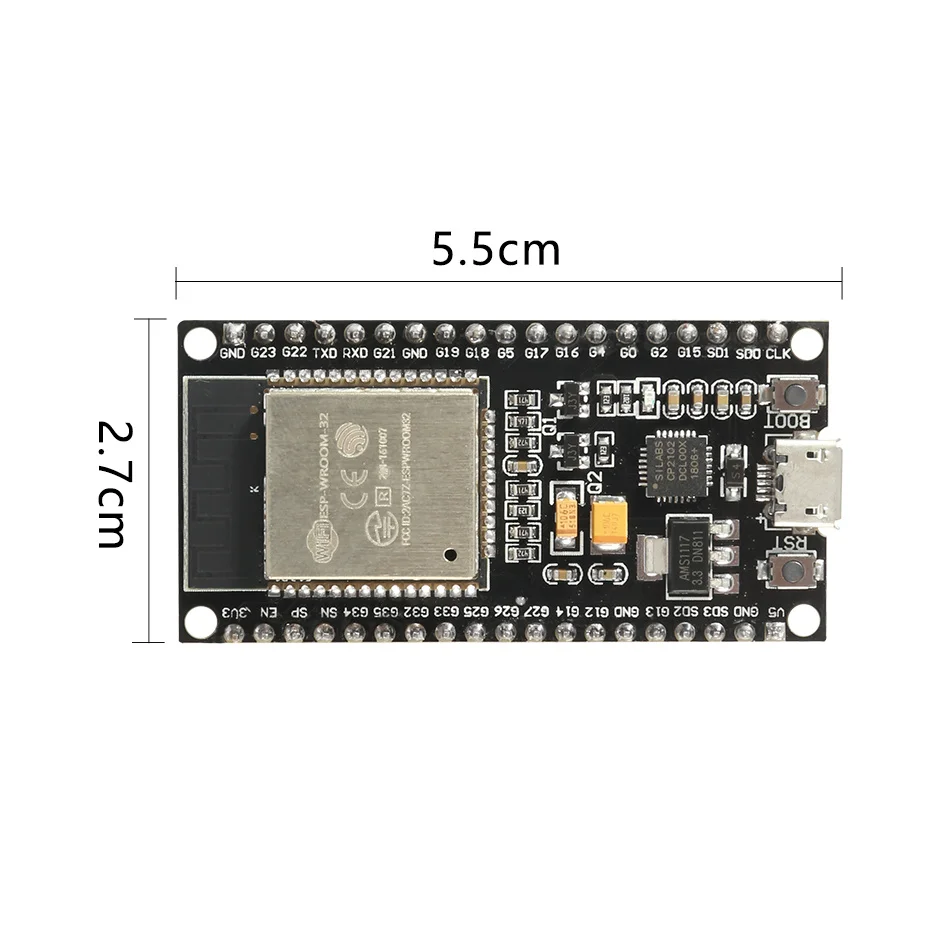 Aokin-Bluetooth付きWifiワイヤレス開発ボード,デュアルコアcp2104フィルターモジュール,2.4ghz,rf,sp32,arduinoに適しています