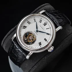 Sugess Automatic Tourbillon Watch ST8002 ST8004 ST8001 Movement Watches Seakors Brand Wristwatches Genuine Leather 5ATM