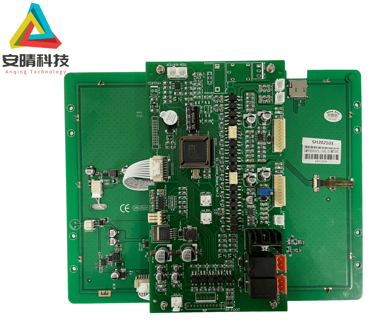 IPL screen with control panel 10.4 inch color touch screen IPL SHR opt IPL machine parts touch screen display panel