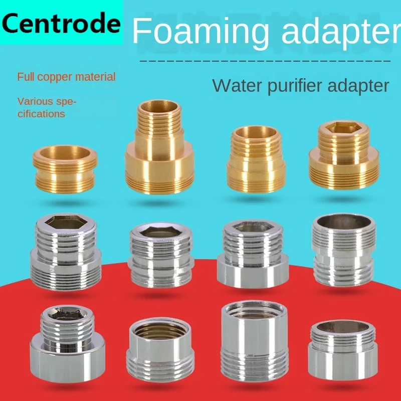Kran Adapter montaż filtr do wody M20/22/24 drut zewnętrzny drobny ząb do drutu wewnętrznego 1/2 w grubym zębie miedzi