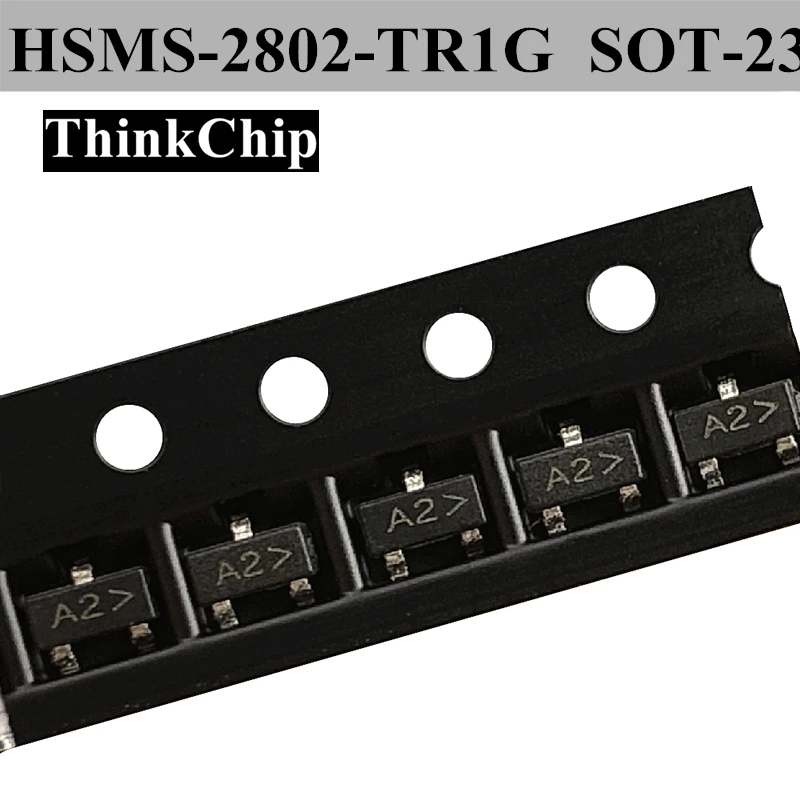 (10pcs) HSMS-2802-TR1G HSMS-2802 SOT-23 RF Schottky Barrier Diodes (Marking A2)