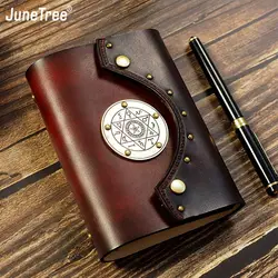 A7 A6 A5 Genuine leather notebook travelers journal agenda handmade planner notebooks vintage diary Magician book