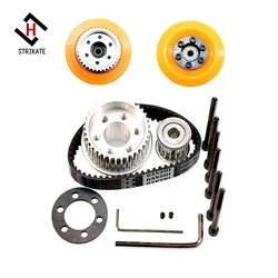 DIY E-skateboard Pulley 83mm or 90mm drive wheels 5M 36T Pulley Drive Wheels KIT 12T mini Gear 270mm length Belts