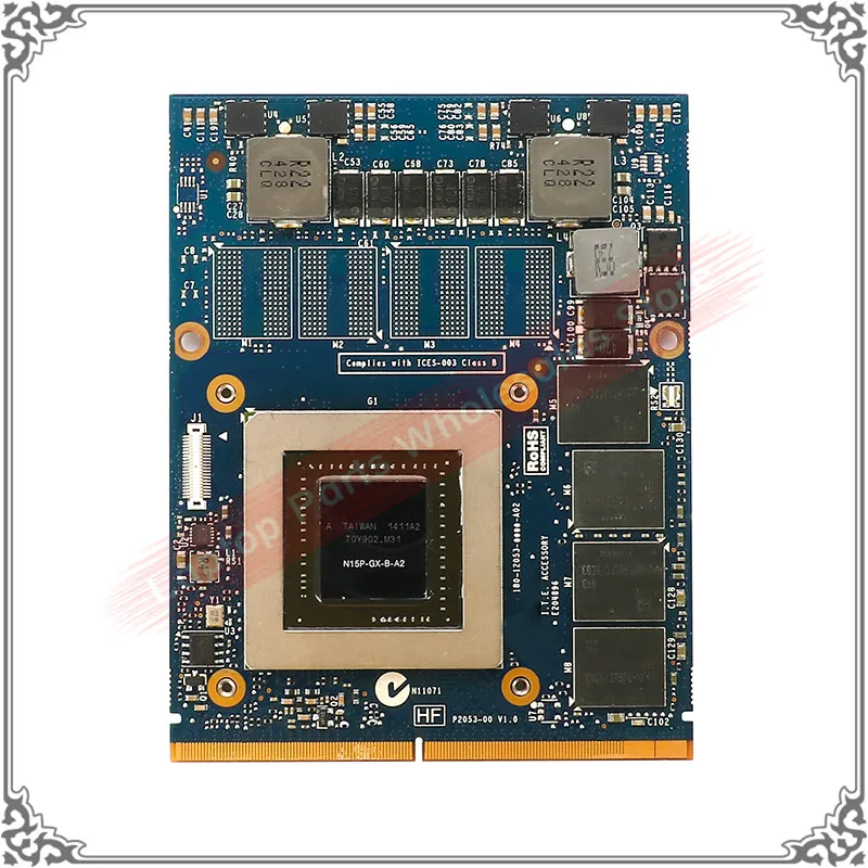 Imagem -02 - Placa Gráfica Video Original de Gtx860m para Dell Cartão 2g Gtx 860m N15p-gx-b-a2 Mxm 3.0 Ddr5 M15x M17x r4 r5 M18x r1 r2 Testado