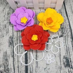 New 3d flowers Metal Cutting Dies Decorative Scrapbooking Steel Craft Die Cut Embossing Paper Cards Stencils