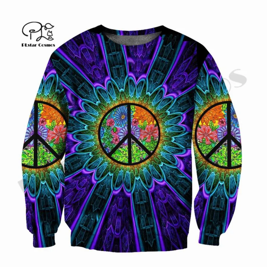 PLstar Cosmos 3Dprinted Newfashion Hippie Radiation Colorful Art Streetwear Funny Awsome Casual Hoodie/Sweatshirt/Zip Style-6