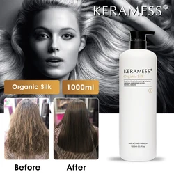 KeraMess Organic Silk Fantasy Keratin For Straightening No Smoke Free Formaldehyde Tannin Smoothing Botox Capillary For Women