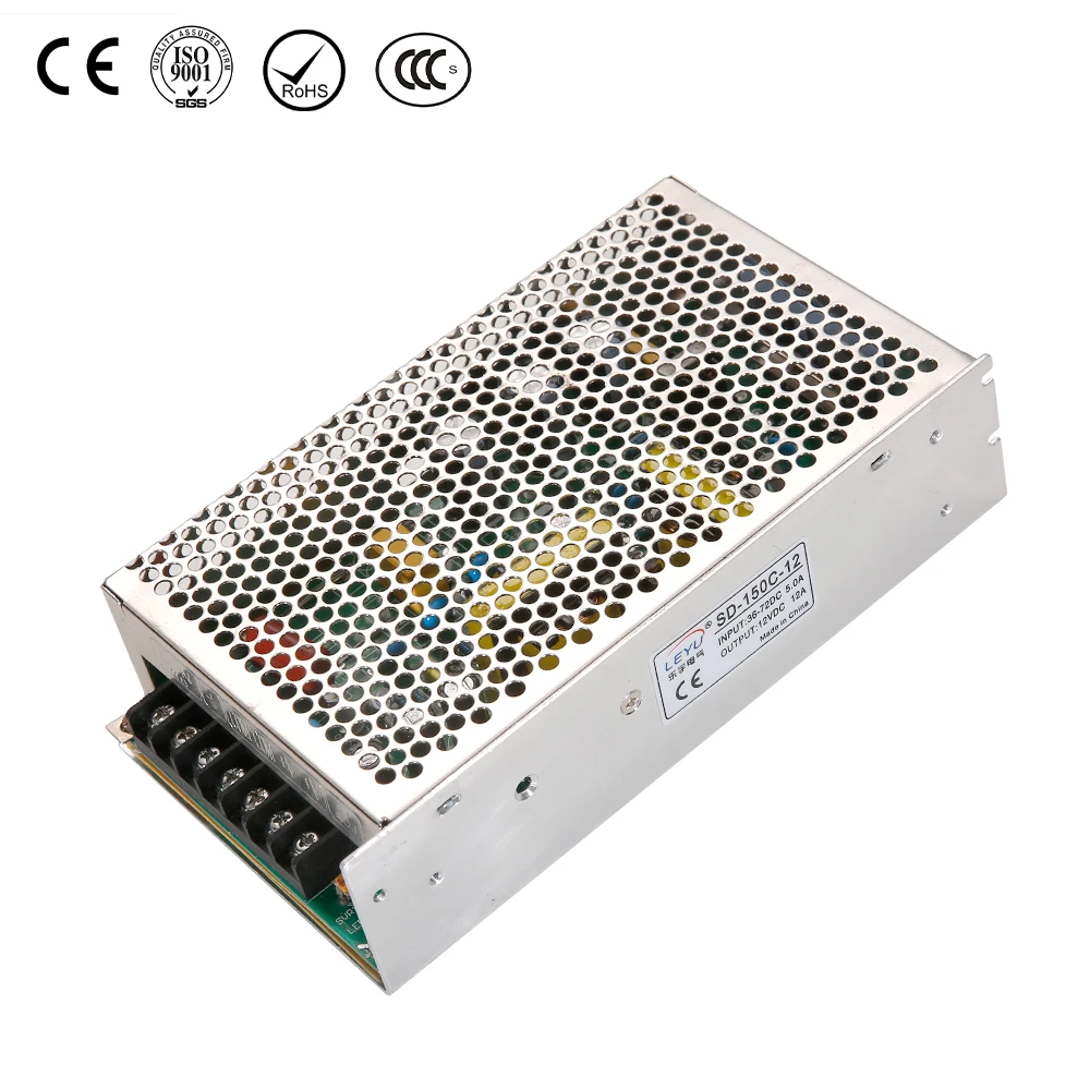 CE RoHS SD-150D-24 96vdc 2.7a до 24vdc 6.3a для светодиодной ленты 150W DC конвертер