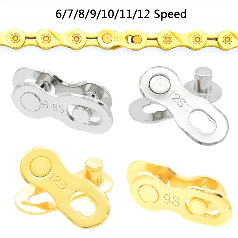 5 Pair Bicycle Chain Connector Quick Link Joints Magic Buttons 6/7/8/9/10/11/12 Speed MTB Road Cycling Chain Bike Accessories