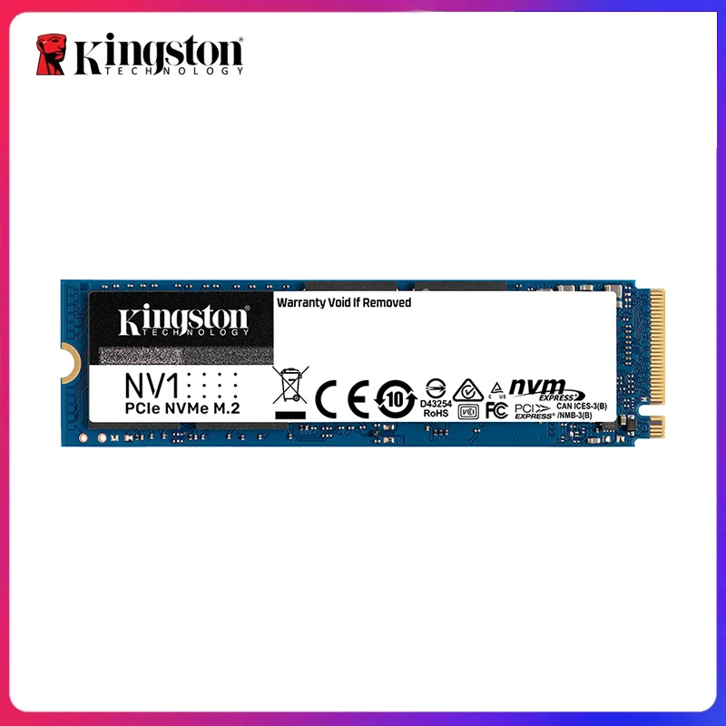 Kingston-Disque dur interne NV3 NVMe M.2 2280 SSD, 2 To à 500 Go, NV2, 1 To, pour ordinateur portable