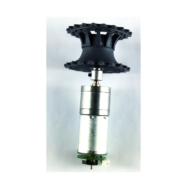 25mm 9v150rpm dc reduziu a engrenagem do motor escovado com sensor hall código disco para arduino robô tanque chassi cabo do motor livre