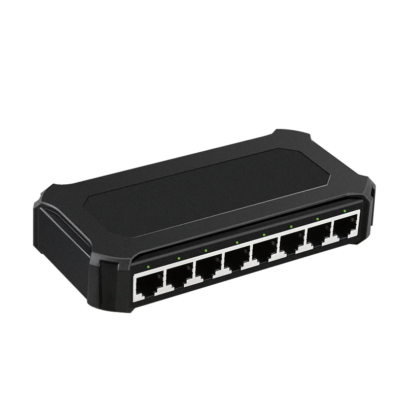 Commutateur Gigabit Ethernet pour réseau Gigabit, boîtier en plastique, 8 ports, 10/100/1000Mbps, sans gestion, commutateur de bureau