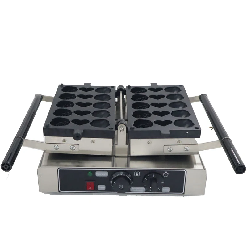 Electric Small Flower Shape Waffle Machine Maker Baker Commercial Heart- Shaped Waffle Making Machines