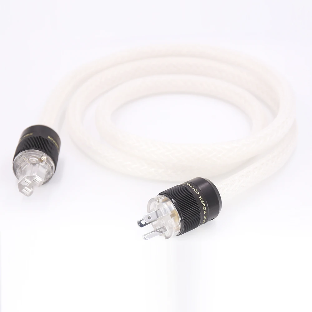 HI End Silver plated US power cable US AC power cable HIFI power cable AMPLIFIER POWER CABLE