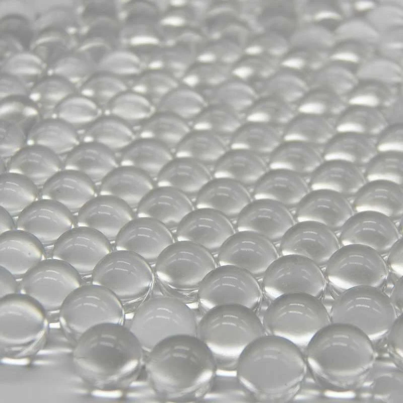 Bola de Vidro Decorativa dos Grânulos de Vidro do Laboratório da Elevada Precisão para a Corrediça de Rolamento Mecânica 10 11 12 mm 100 Peças