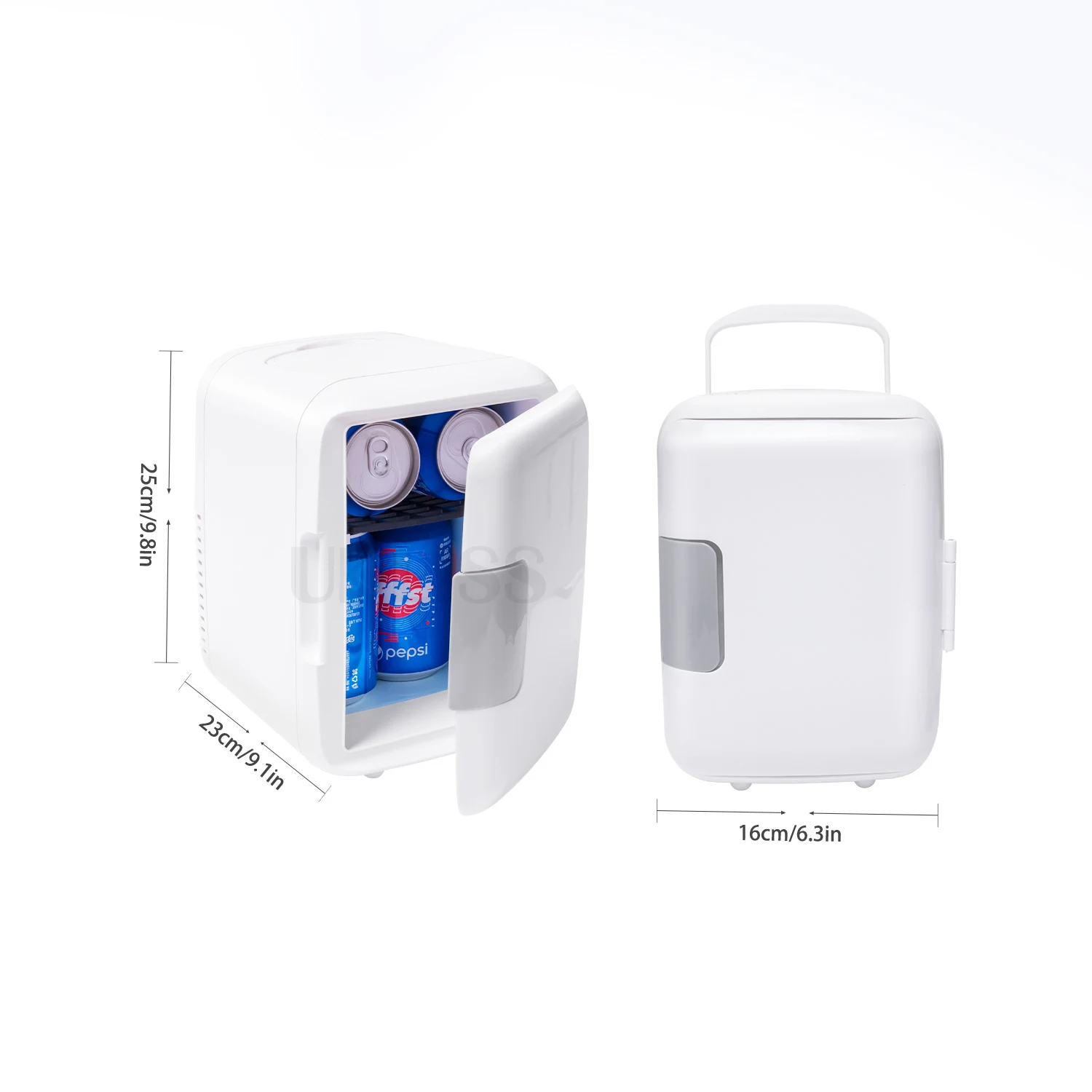 Mini lodówka domowy lodówka samochodowa mała zamrażarka 12V sprężarka przenośna lodówka chłodnica do samochodu do pojazdów domowych ciężarówka