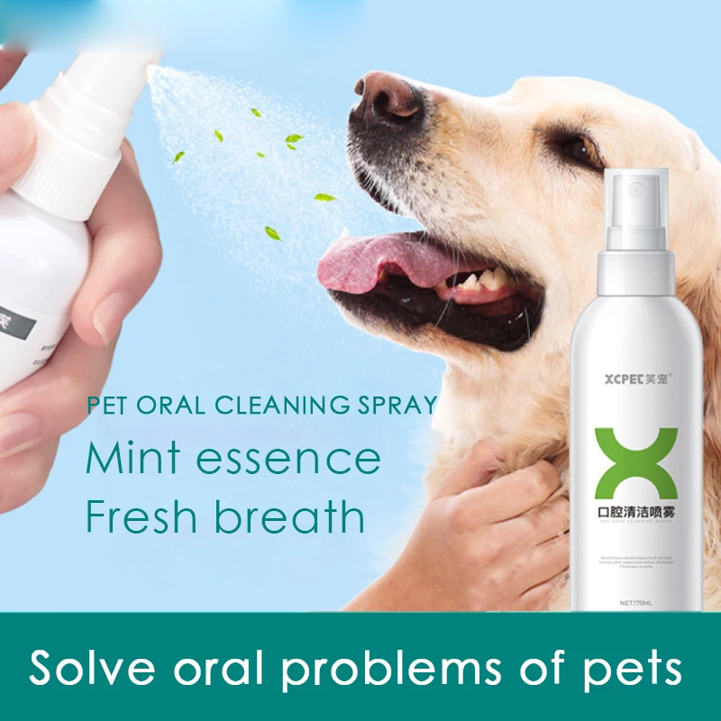 

Pet Oral Cleaning Spray Dogs Cat Mouthwash In addition to bad breath, fresh breath and mouth odor cleaning supplies