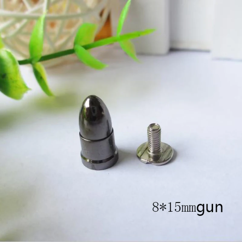 14-34mm Brass Bullet Hexagonal Spike Rivet Studs With Screw Back For Bag Hat Shoes Leather Craft Garment Trimit Accessories