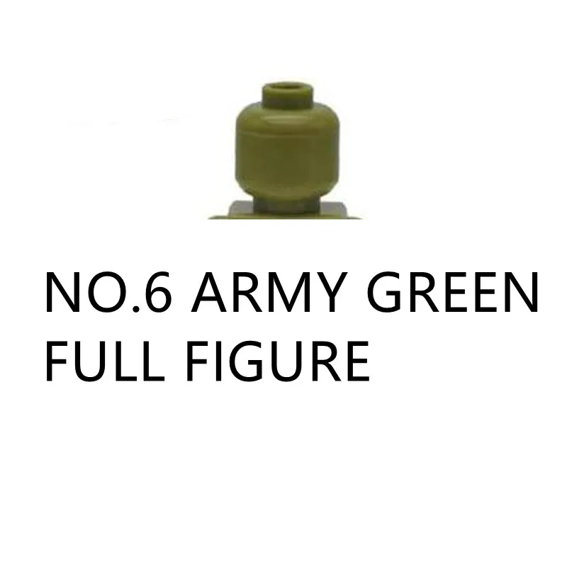 40pcs/Lot Blank No Printing Mini Figure Building Block Toys 40 Colors Collection DIY Painting Mini Block Eductional Gifts Toys