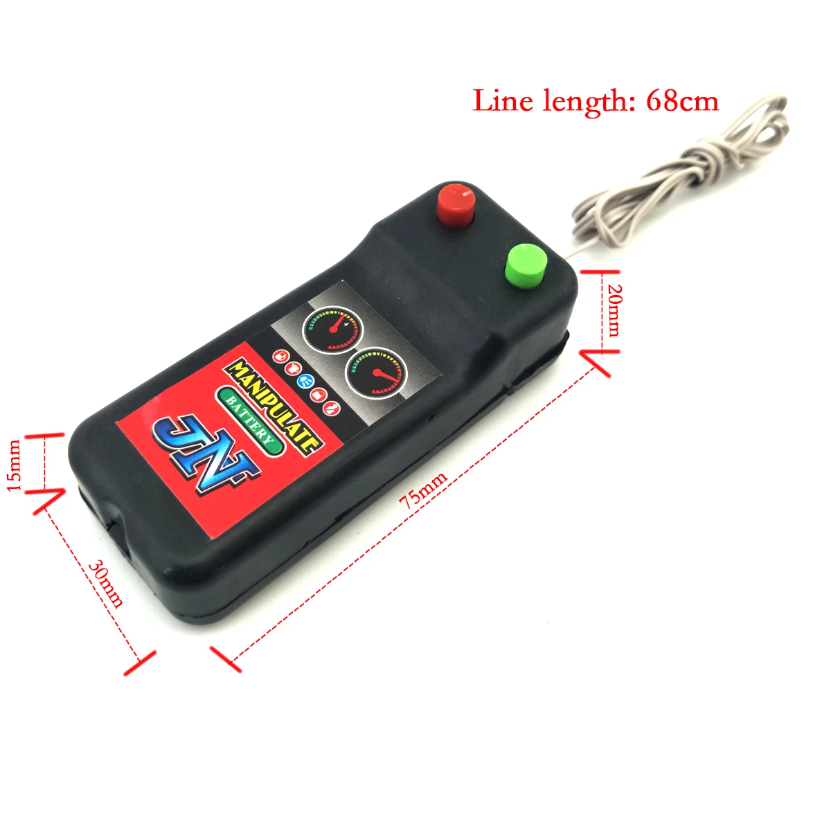 2pce Wire Control Box Remote Control Forward And Backward Motor Forward And Reverse Controller Control Battery Box Toy Making