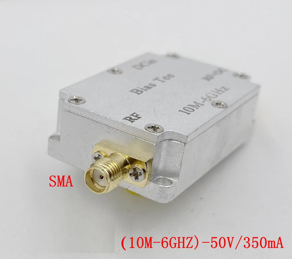 TYPE-C moc odchylenie Tee 10MHz-6GHz RF kanał koncentryczny RF blokowanie dla HAM wzmacniacz radiowy RTL SDR odbiornik LNA antena