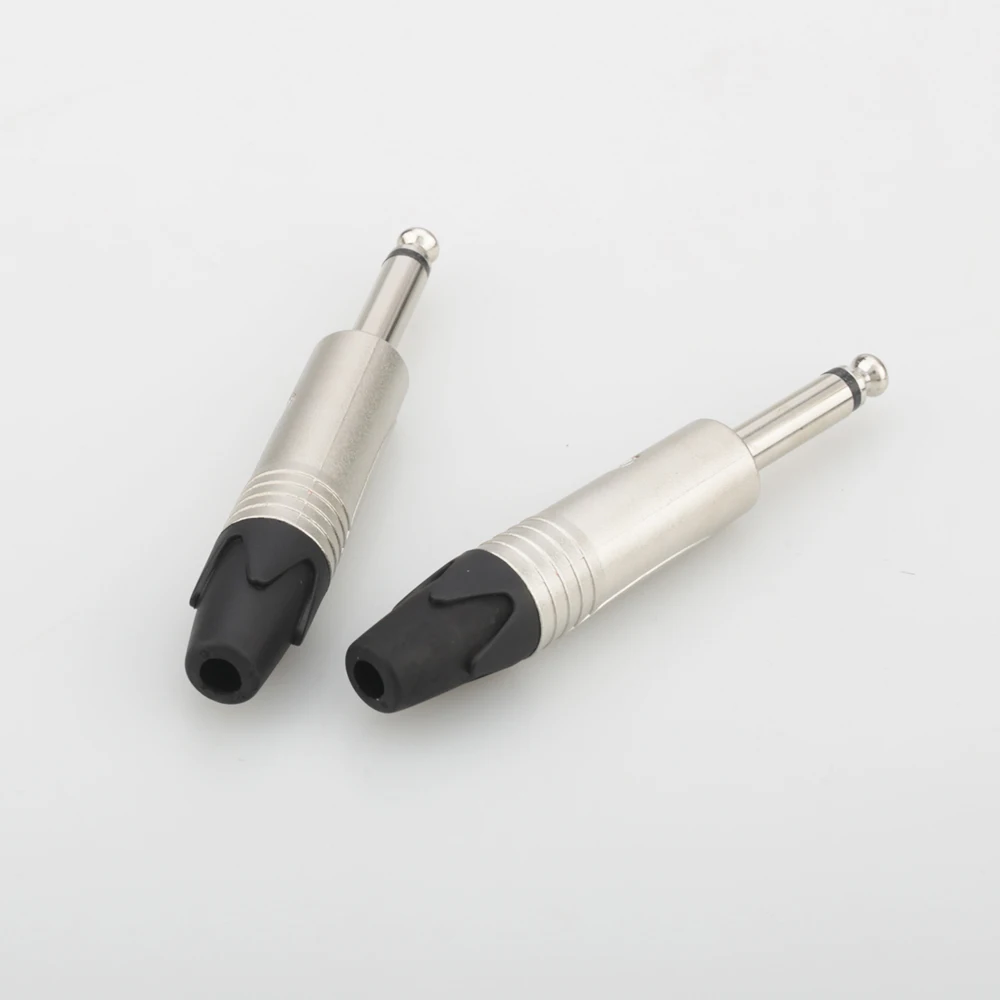 4 pezzi Audiocrast Neutrik 6.3mm Jack Mono Plug Neutrik Mono 6.3mm connettore maschio a saldare