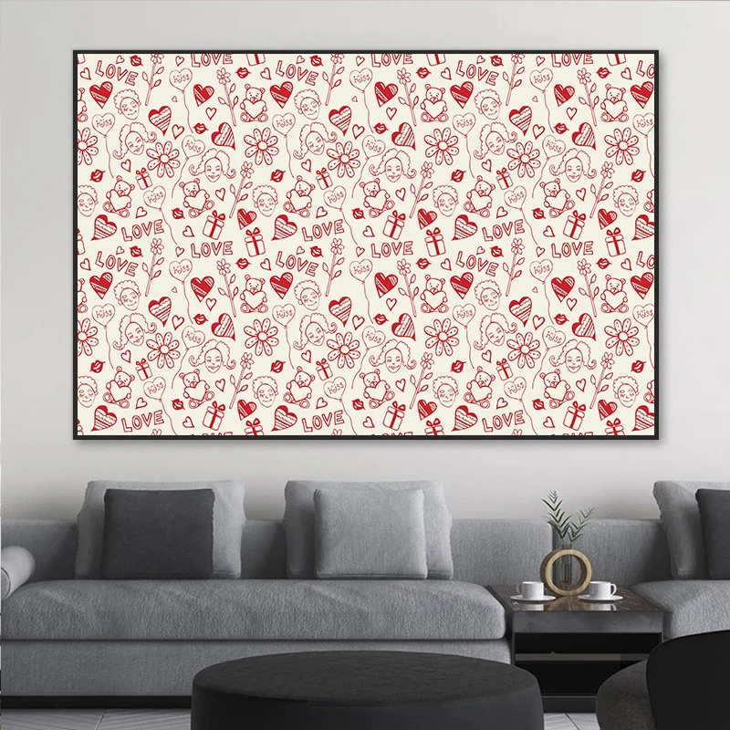 

Canvas Wall Art Love Hearts Street Art Painting Graffiti Canvas Art Love Hearts Wall Art Graffiti Painting Street Art on Canvas