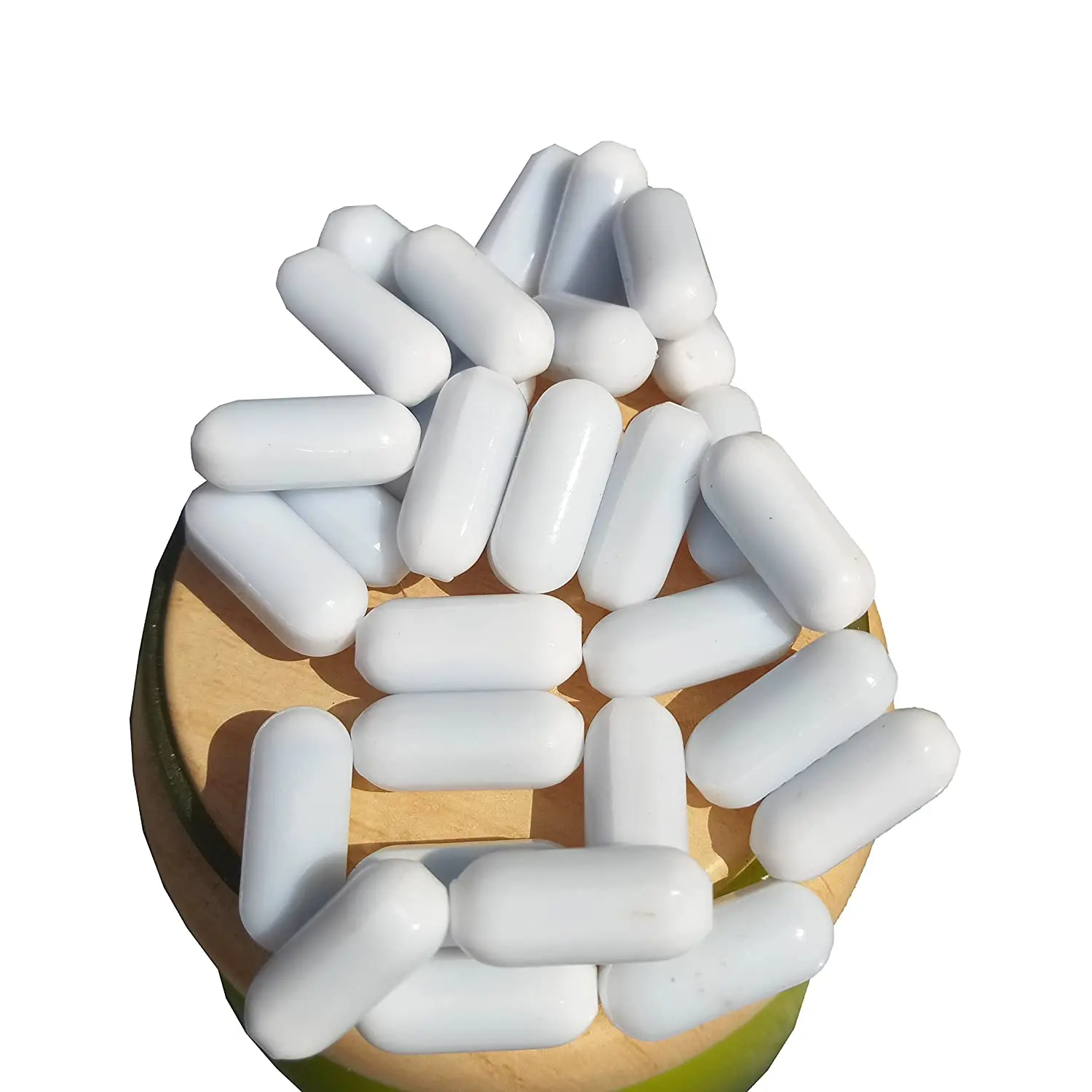 Labor Magnetische Rührer Rühren Bar PTFE Magnetische Mixer Rühren Bars (C, Zylinder Form, 10PCS) labor Chemikalien