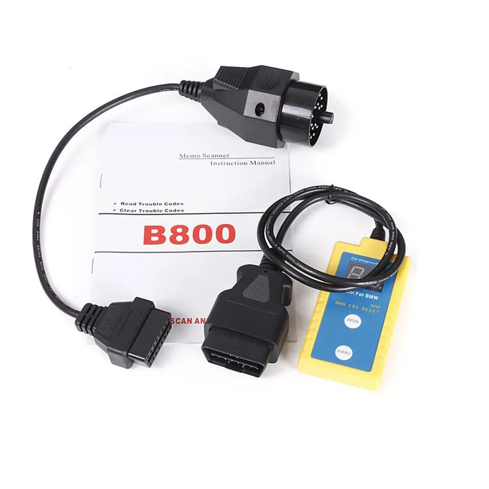 B800 Cars SRS Air Bag Reset Scan Tools OBD2 Diagnostic Scanners For E36 E46 E34 E38 E39 Z3 Z4 X5