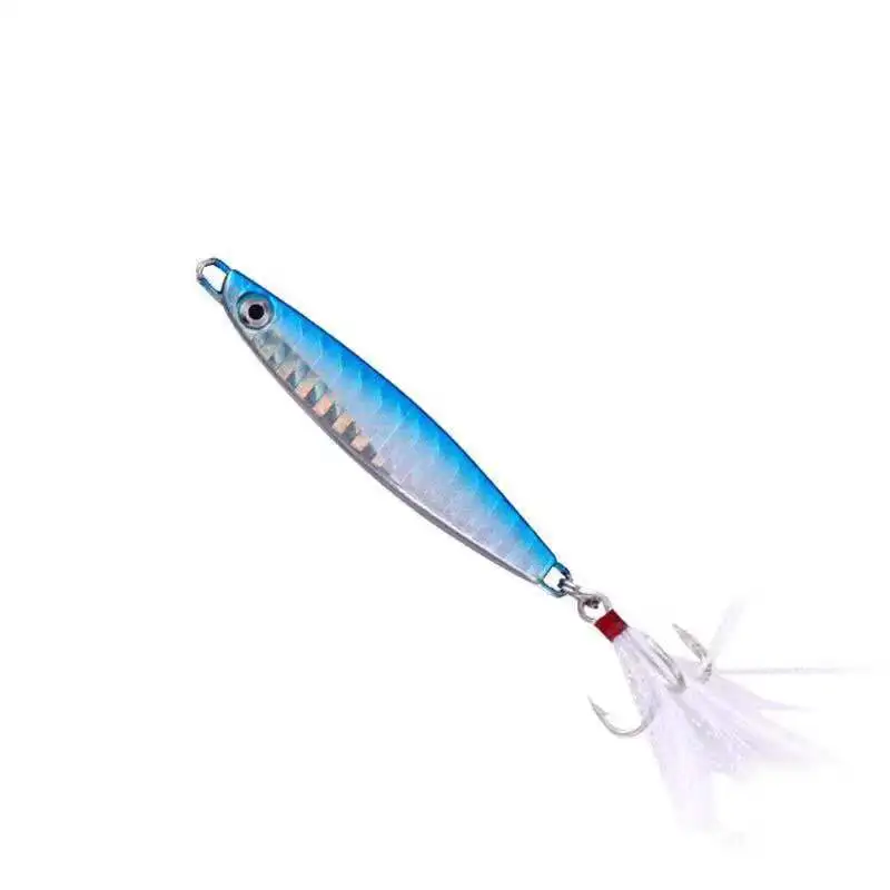 1 Pcs Hard Fishing Bait 7G-30G Sinking Bait Vibrating Rattan Hook Wiggler Deep Submergence Marine Artificial Plastic Bait