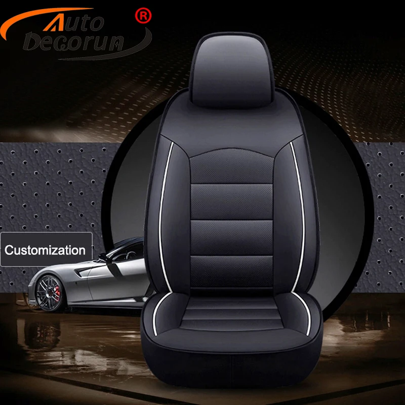 

AutoDecorun Custom Fit Seat Covers for Renault Fluence 2011 Accessories Cowhide & PVC Leather Seat Cover Set for Car Protectors