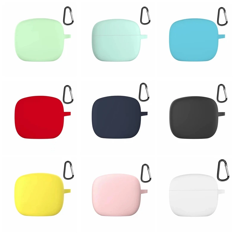 For JBL TUNE 215 Case Solid color Non-slip Silicone Wireless Bluetooth Earphones Cover for jbl215 Anti-fall Protect case 215