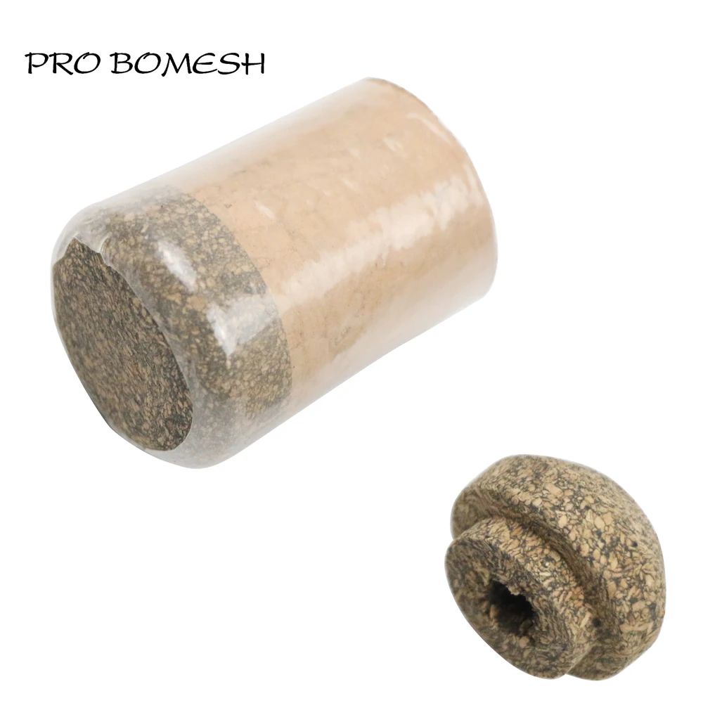 Pro Bomesh 1 Set 2A Cork Spinning Reel Seat Handlt Kit Trout Fishing Rod Ice Fishing Rod Accessory DIY Component Repair Kit Cane