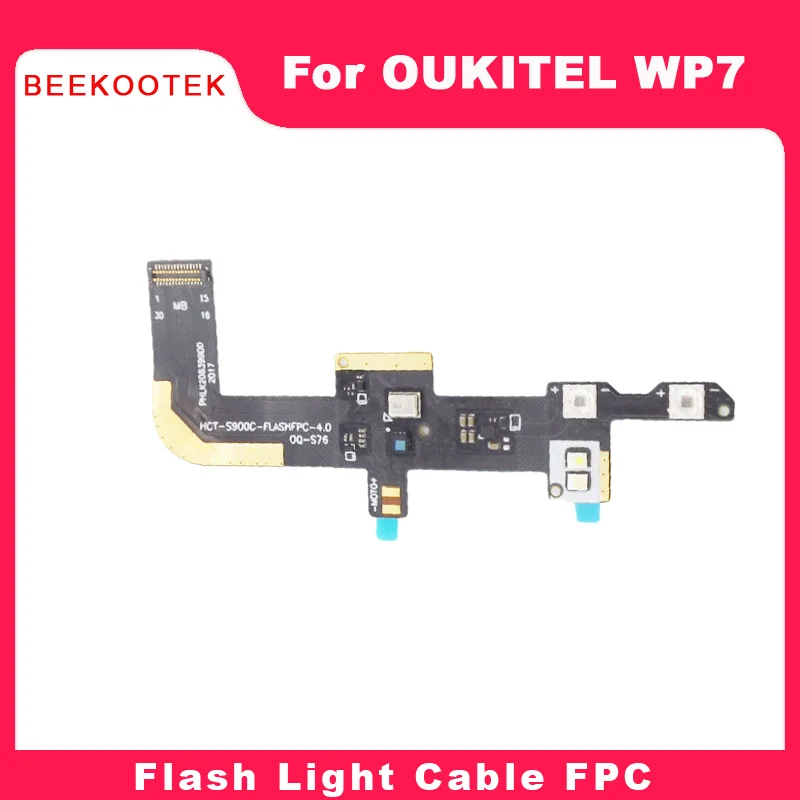 

New Original Flash Lamp Light Cable FPC Barometric Pressure Auxiliary Mic LED Internal Repair Accessories For Oulitel WP7 Phone