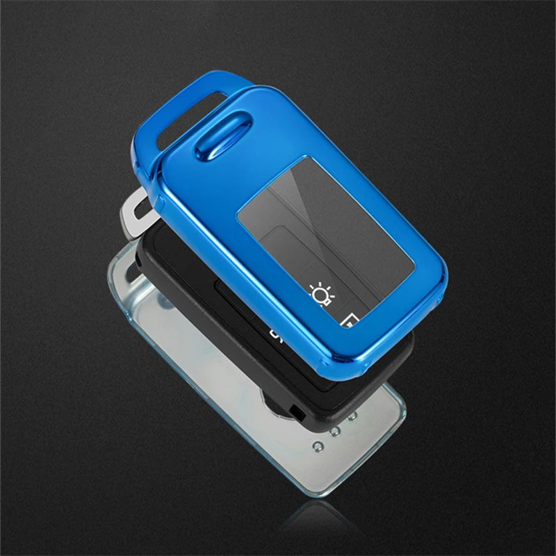 Car Key Cover Case Ring TPU For Volvo 5 Button for S40 S60 S70 S80 C30 C70 XC60 XC90 V40 V50 V70 Accessories Protection Keychain