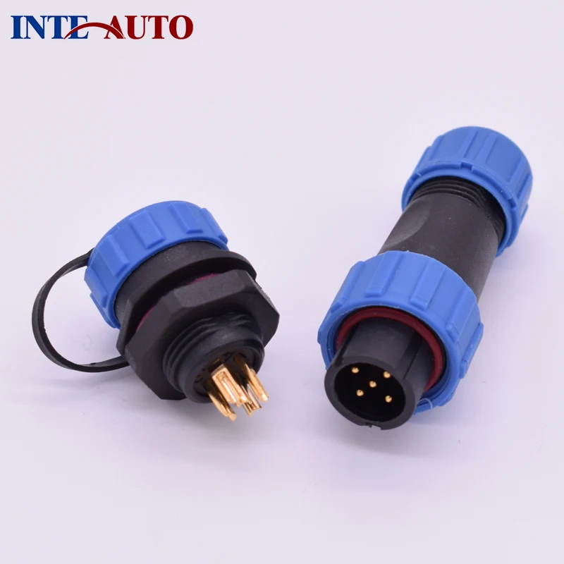 SP13 2 3 4 5 6 7 9 دبابيس الطيران كابل دائري التوصيل المقبس موصلات IP68 مقاوم للماء تصنيف بجودة جيدة وسعر المصنع