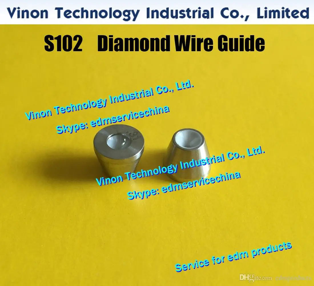 d=0.26mm Diamond Dies Guide S102 3080249 edm Upper Dies B for AWT 0.26mm 0200143 for AQ,A,EPOC series wire-cut edm machine wire