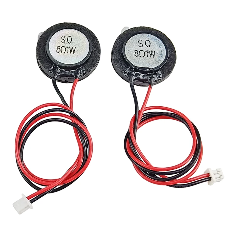 GHXAMP 20mm Small Speaker Inner Magnetic Bond Line Plastic Loudspeaker 8Ohm 1W For Smart Lock Cellphone Camera 2pcs