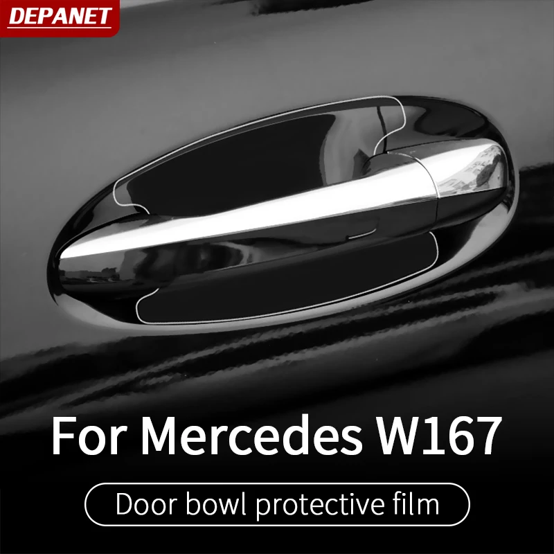 Outer door bowl protection film for 2020-2024 Mercedes GLE w167 GLS X167 GLE V167 coupe 350 450 500 accessories