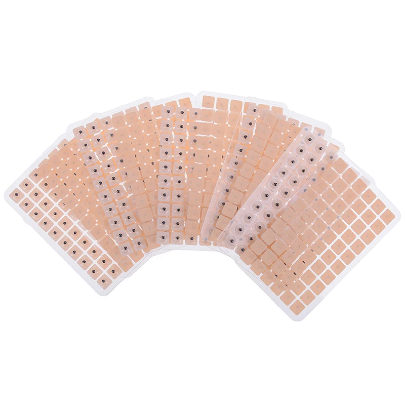 600Pcs Acupuncture Needle Ear Vaccaria Relaxation Ear Press Auricular Massage Paste Stickers