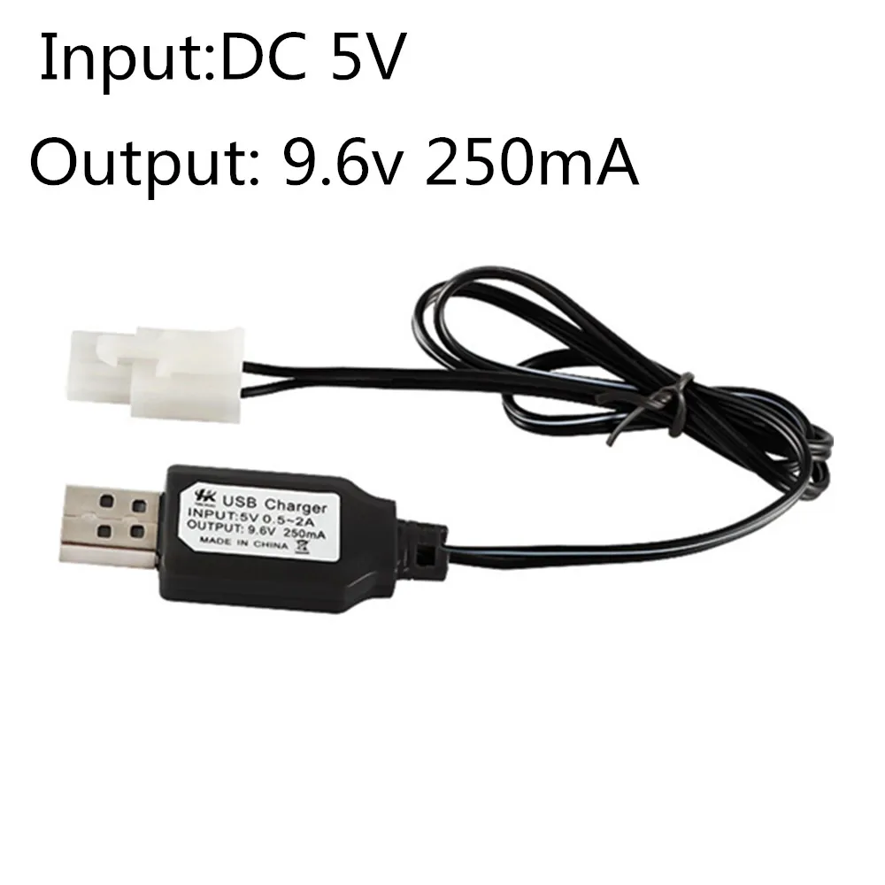 9.6V 250mA USB Charger Tamiya Plug Input DC 5V Output 9.6V Charger For nimh nicd battery for rc cars parts