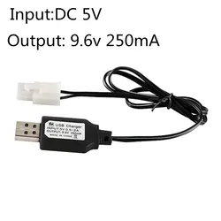 9.6V 250mA ładowarka USB Tamiya wtyczka wejście DC 5V wyjście 9.6V ładowarka do nimh akumulator nicd dla rc części samochodowe