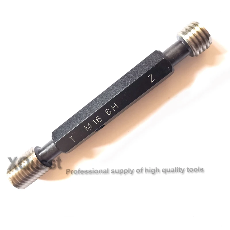 Imagem -02 - Rosca Pluge Calibres M16 M16x1.25 Mão Direita Métrica Fina Rosca Interna Plug Calibre Ferramentas M16x1 M16x2 M16x1.5 M16x0.75 6h