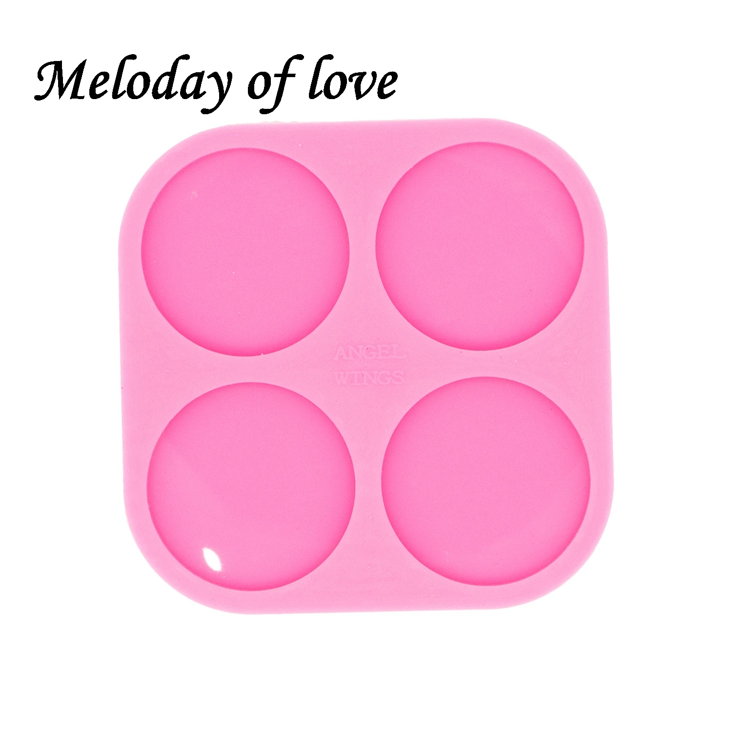 Glossy Circle Epoxy Resin on Top Phone Grip Molds Silicone Mold Diy Making Fits on Badge Reel DY0451