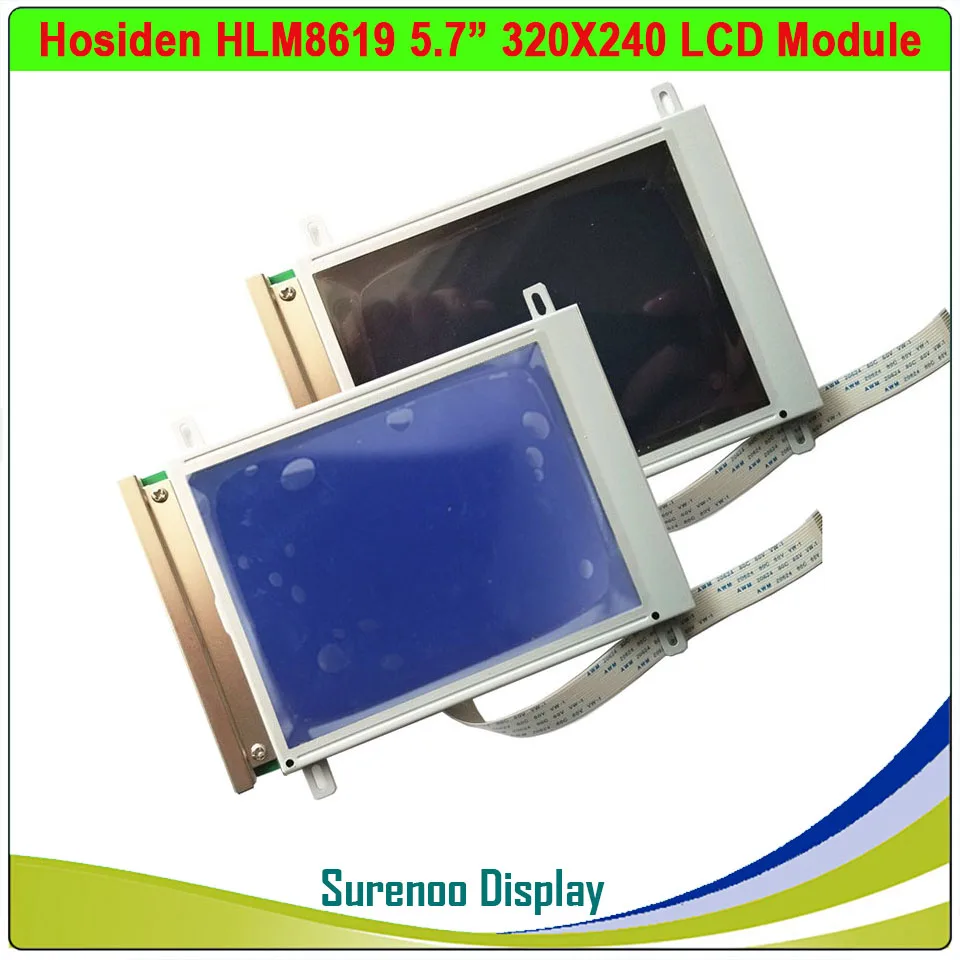 5.7 Inch 320240 TW-22 94V-0 Hosiden HLM8619-040300 HLM8620 OP25 OP27 Compatible LCD Module Display Screen