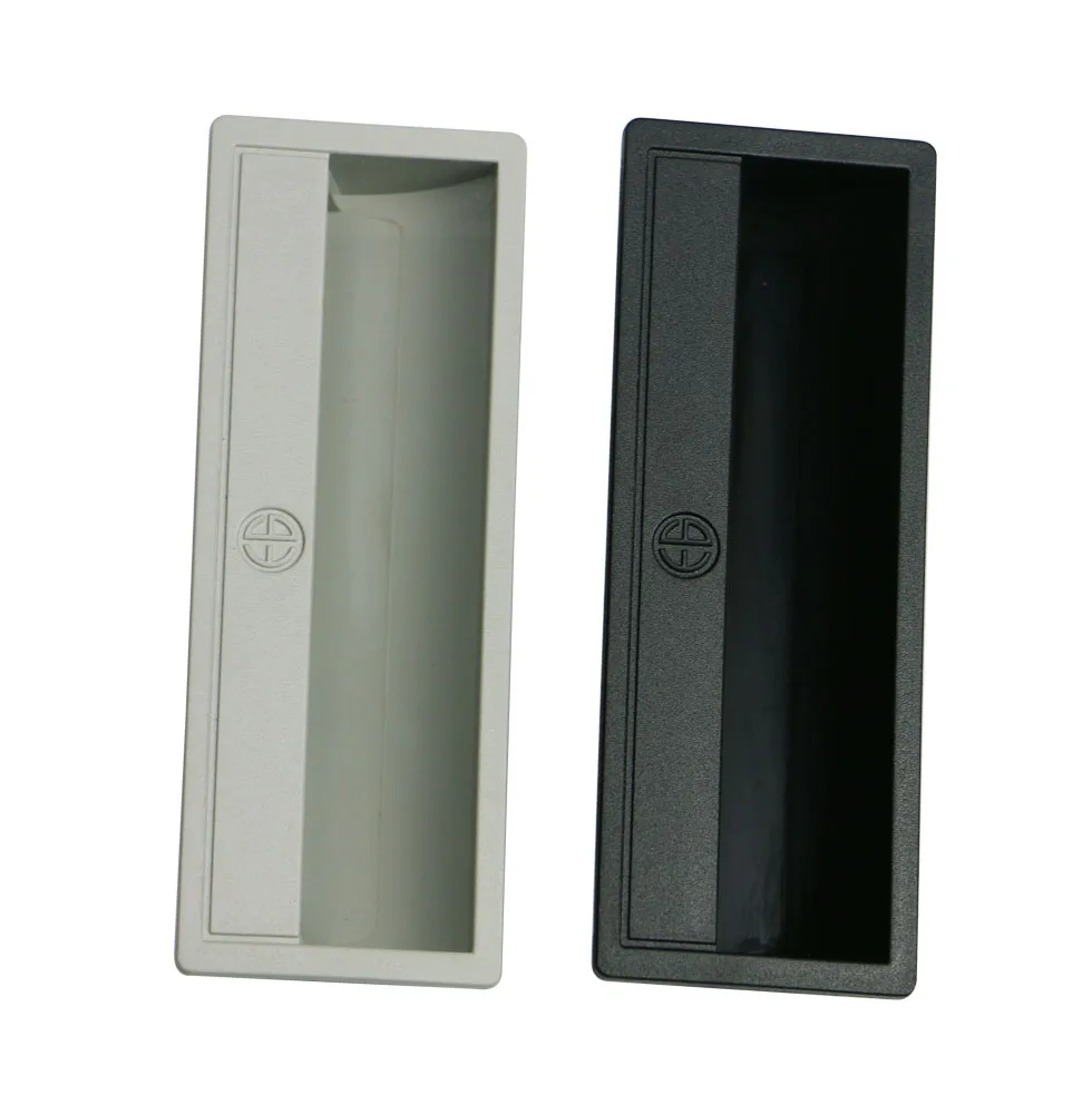 Plastic handle clasp iron cabinet door clasp box lock ls711 handle ABS square black plastic dark handle