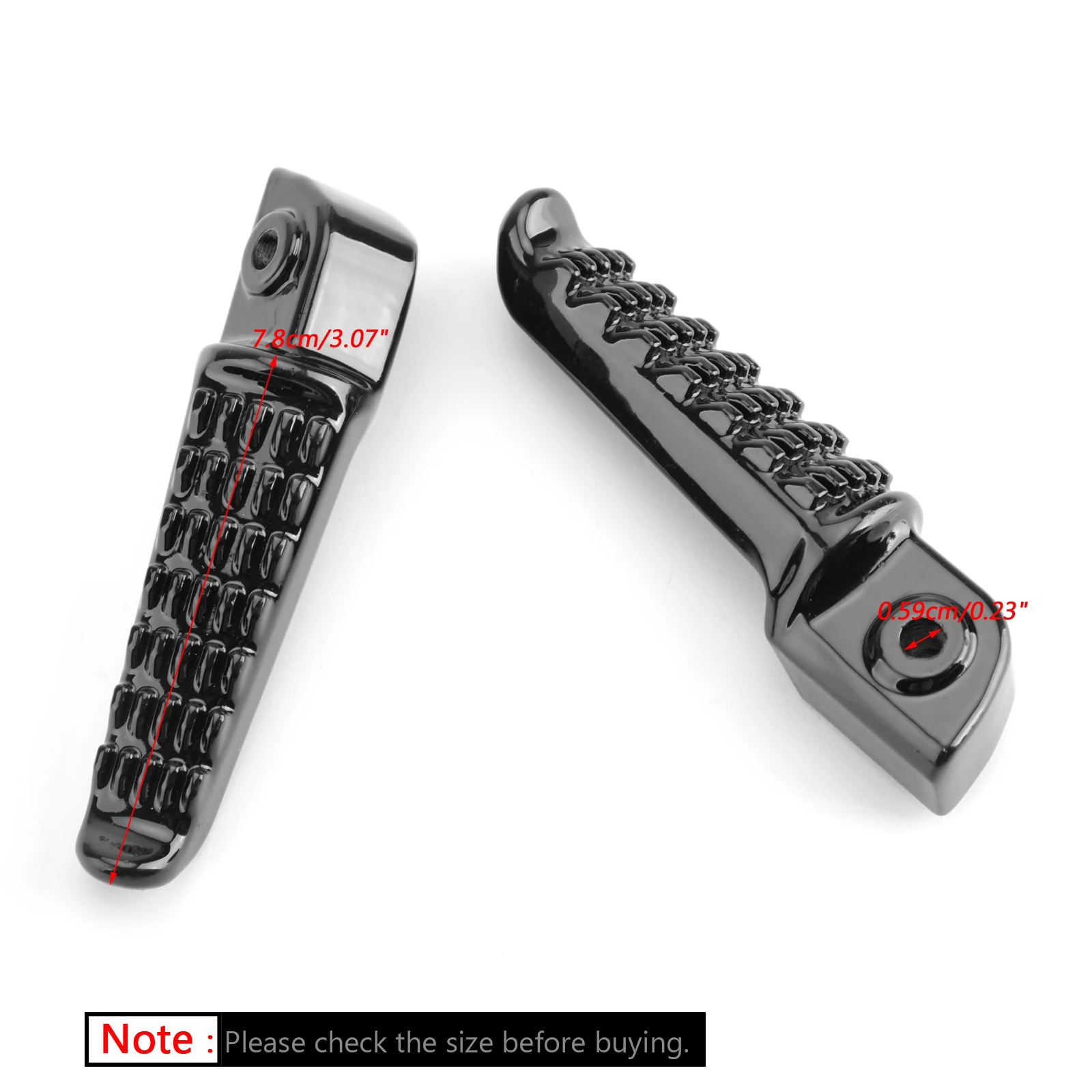 Artudatech CNC الخلفي القدم الوتد مسند لكاواساكي EX250 EX300 النينجا 250 300 ZX14 ZZR1200 اكسسوارات #2