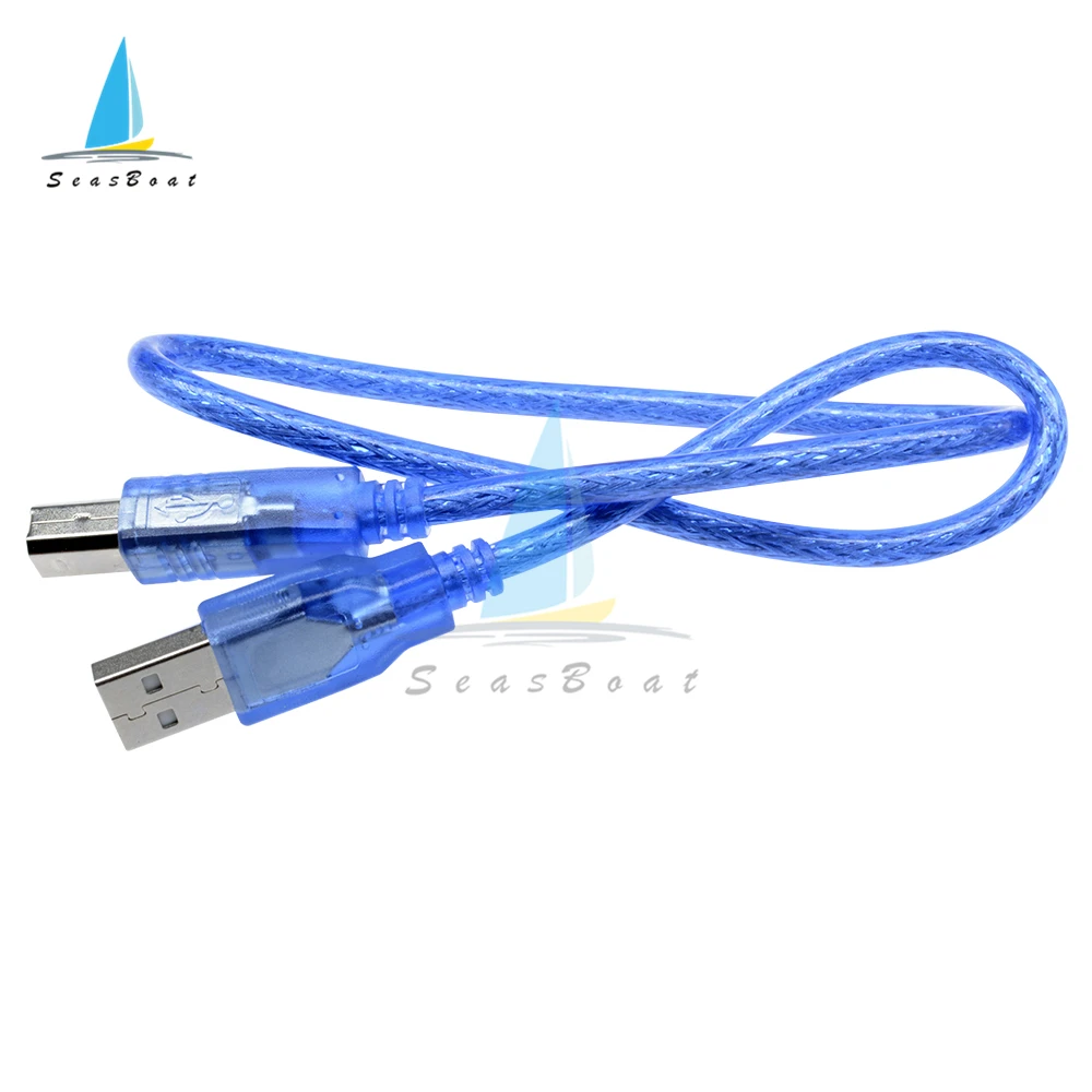 30cm/50cm/100cm USB Cable Mega 2560 R3/ ADK USB-A to USB-B for arduino