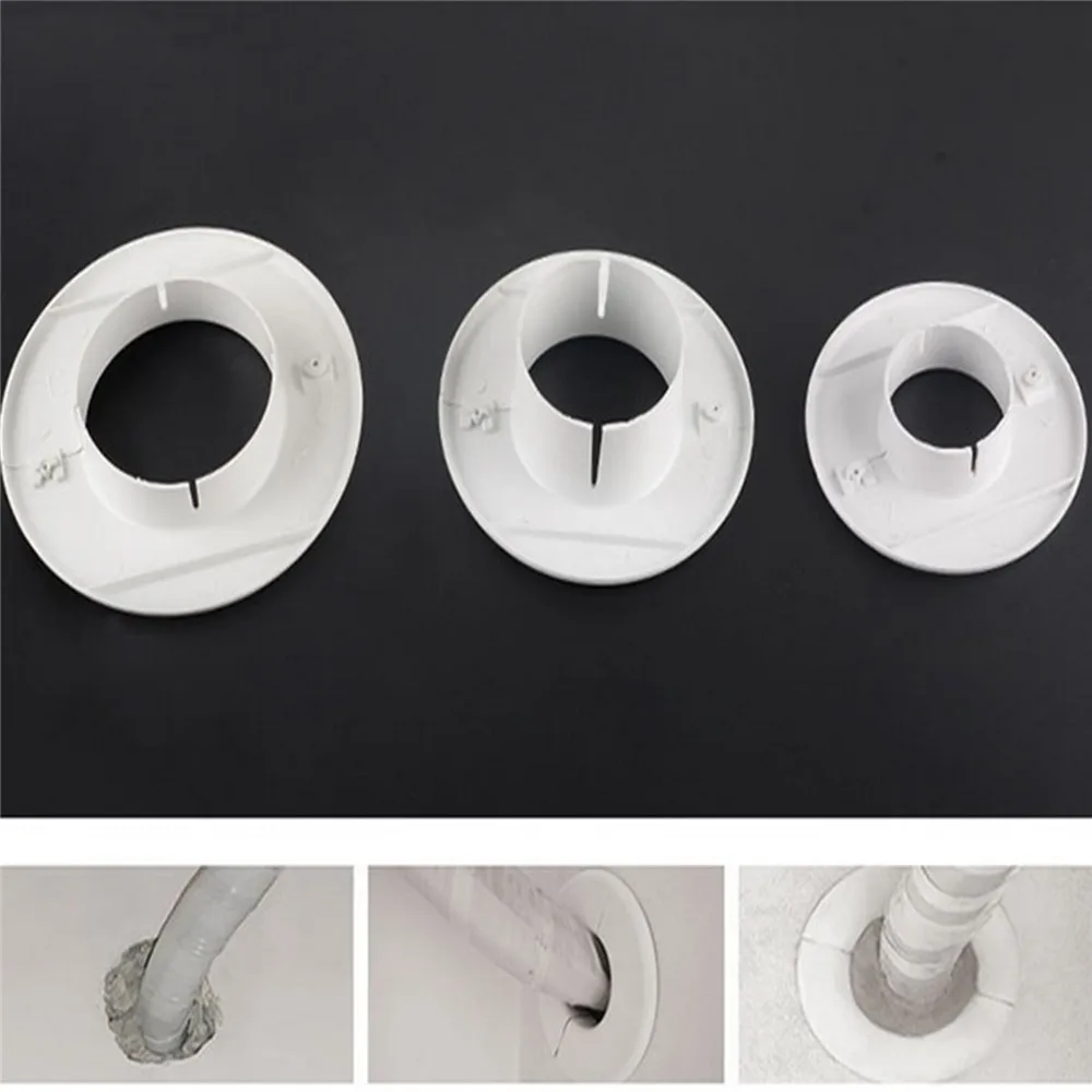 1PC Universal Air Conditioner Pipe Holes Cover Removable Wall Vent Decorative Hole Cover Dust Cap for Home Office Use