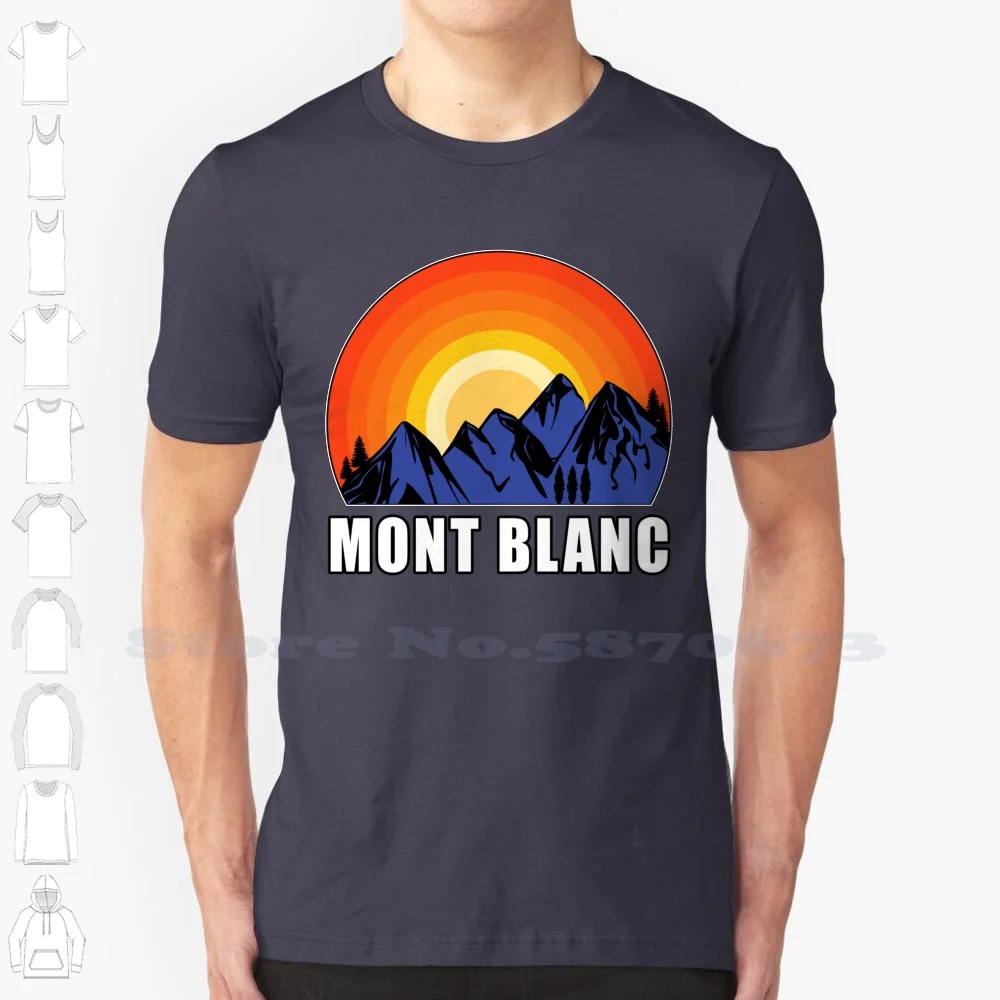 - Mountain Range 100% Cotton T-Shirt Mountain Summit